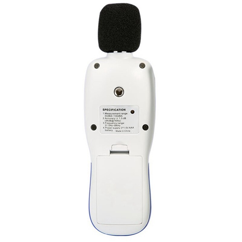 Sound Level Meter Portable Digital Decibel Meter, Audio Noise Measurement 30-130Dba Maximum/Min HOLD Data LCD Backlight