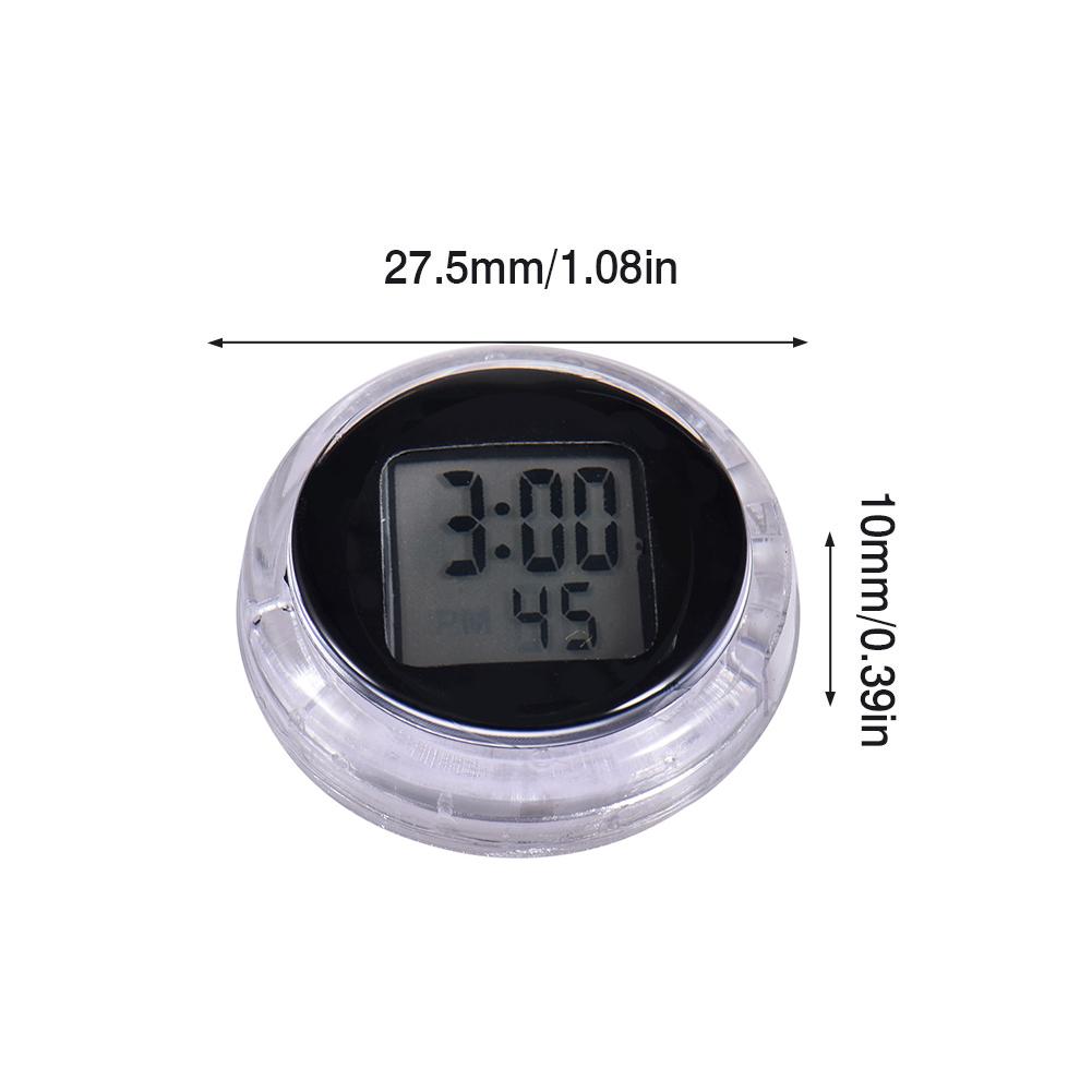 Reloj Digital para motocicleta, Mini relojes para motocicleta de precisión, reloj impermeable con soporte para motocicleta, reloj Digital para Moto