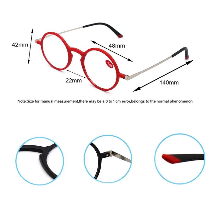 Kann Blume Rechteckigen TR90 Lesebrille Dünne Brille Gläser Rahmen Männer Blau Licht Runde Brille Frauen Mit Fall + 2