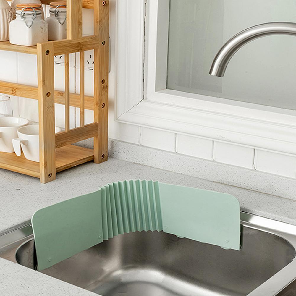 1 Pcs Portable Basin Sink Water Splash Guard Kitchen Bathroom Splashproof Baffle Board Kitchen Washing Tools Supplies