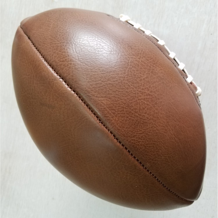 Pelota de Rugby para deportes al aire libre, balón de fútbol americano Vintage de PU, talla 9, para entrenamiento y decoración de adolescentes universitarios,