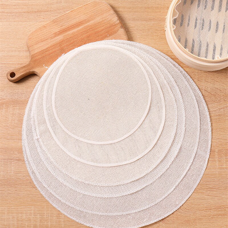 2 piezas de tela de vapor de algodón para cocinar al vapor, rejilla de limpieza, cesta de vapor, utensilios de cocina