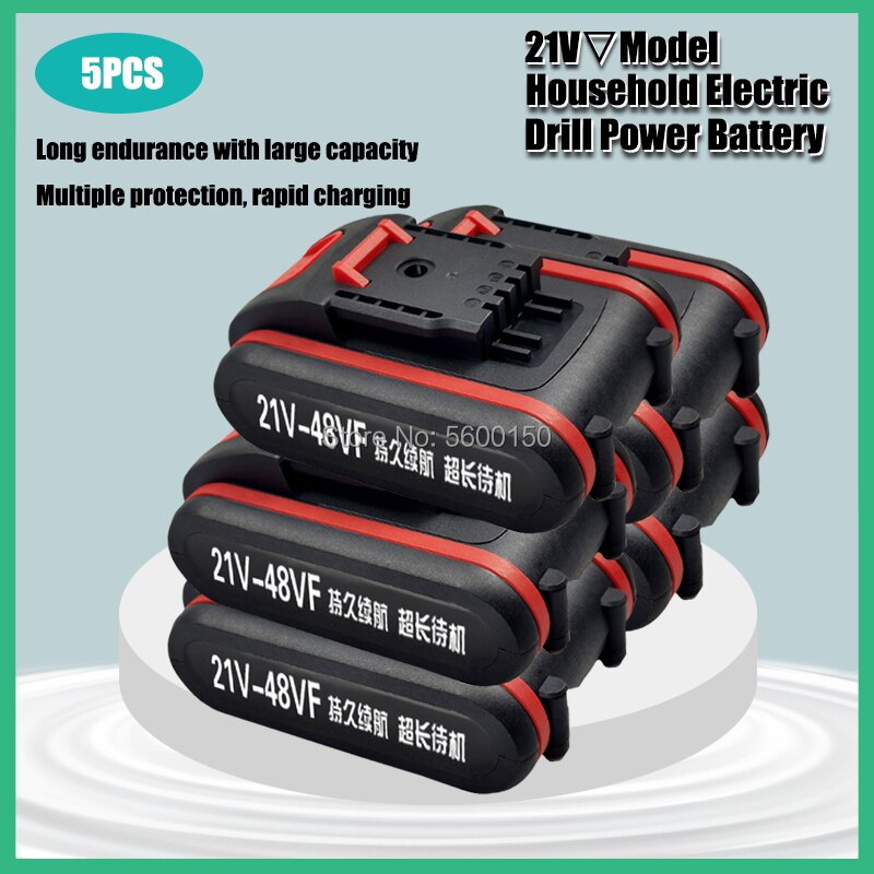 Original Electric Drill Li-ion Battery 21v Rechargeable Cordless Screwdriver Drill Lithium Battery For Power Tool