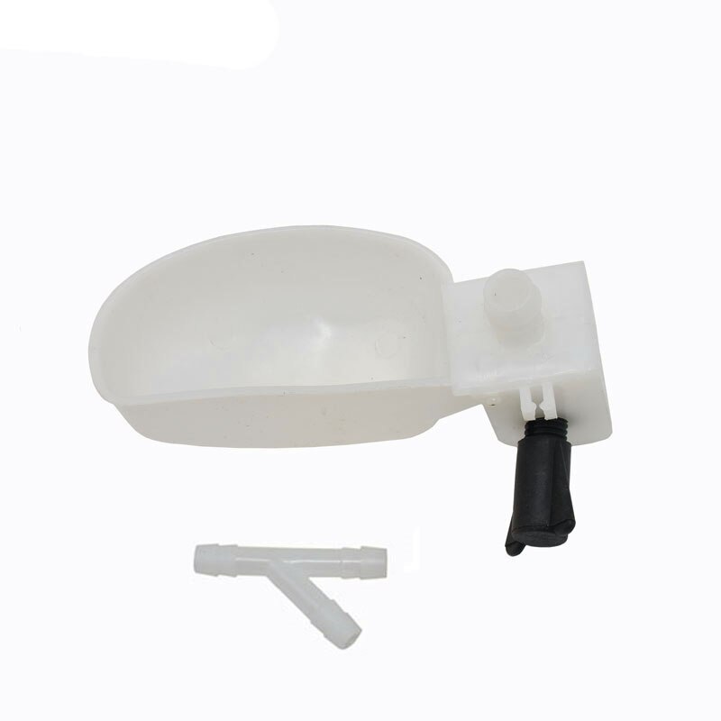 Comederos de codorniz de 5 uds., vasos para gallinas, utensilios de alimentación para aves Rojas, tazón de agua automático, suministros para apicultura y aves: Blanco