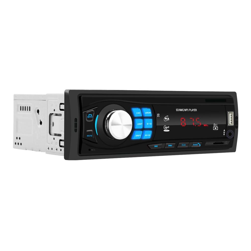 1New 12V Universele Auto Bluetooth MP3 Player Card U Disk Fm Radio Auto Centrale Controle Modificatie