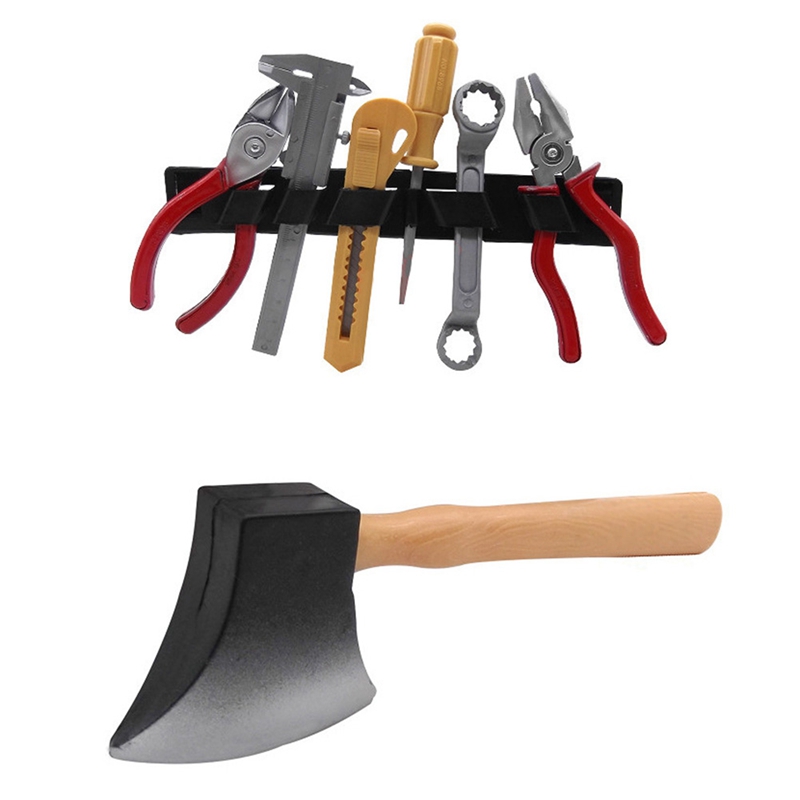 14 stks/set Reparatie tool Speelhuis Speelgoed Model voor Baby Early Learning Educatief Speelgoed Huis Plastic Simulatie Gereedschap P20