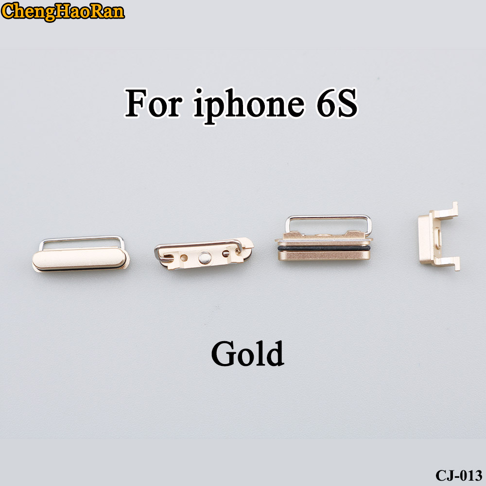 ChengHaoRan 1Set For iPhone 6S out Power button Volume Mute Buttons Keys Side Buttons Full Set Repair parts replace