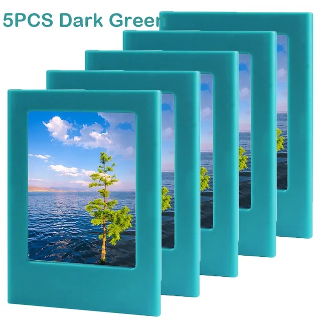 Nowe magnetyczne ramki na zdjęcia do lodówki 3-calowa kolorowa ramka na zdjęcia Magnesy Album do Fujifilm Instax Mini Film Papers
