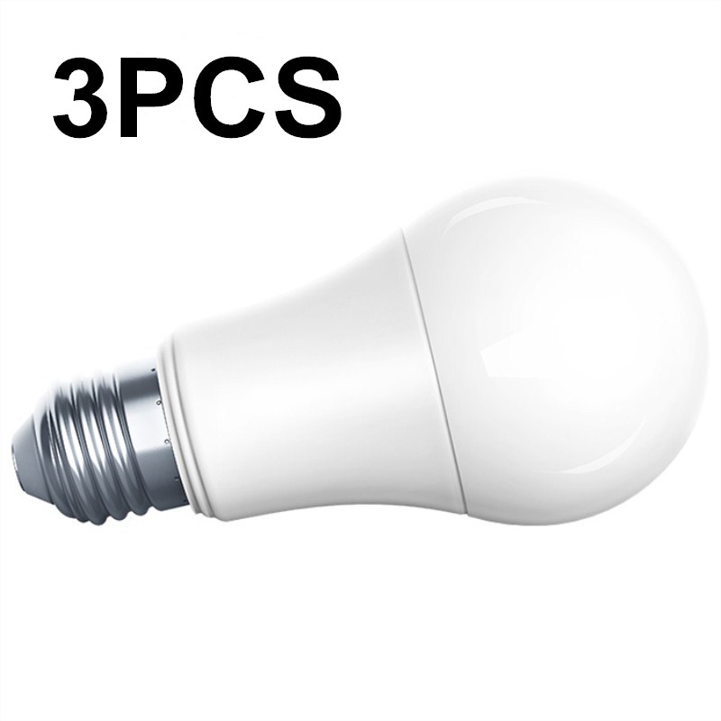 Aqara LED Smart Bulb 9W E27 LED Light Zigbee Wireless Connection Smart Remote Control With Home Kit And Mi Home APP: 3PCS