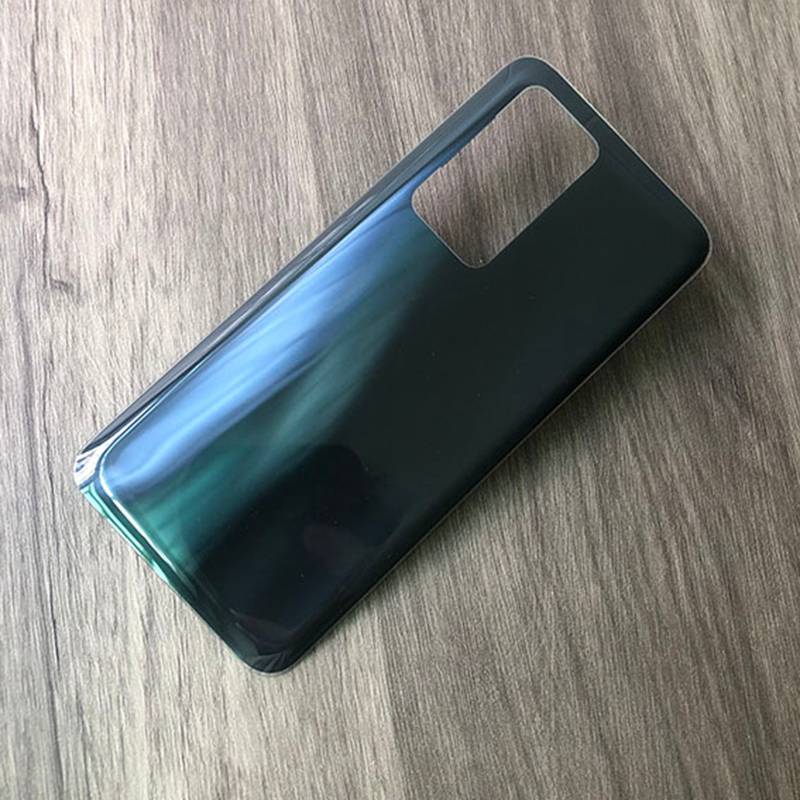 Przezroczysta tylna pokrywa dla Huawei P40 Pro pokrywa baterii tylna wymiana szkła P40Pro obudowa tylna obudowa przezroczysta obudowa naprawa: Black No Lens