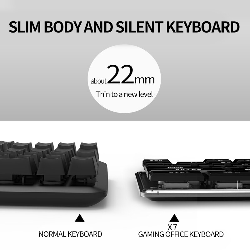 EWEADN Gaming keyboard Wired Gaming Mouse Kit 104 Keycaps With RGB Backlight keyboard Gamer Ergonomic Silent For Laptop