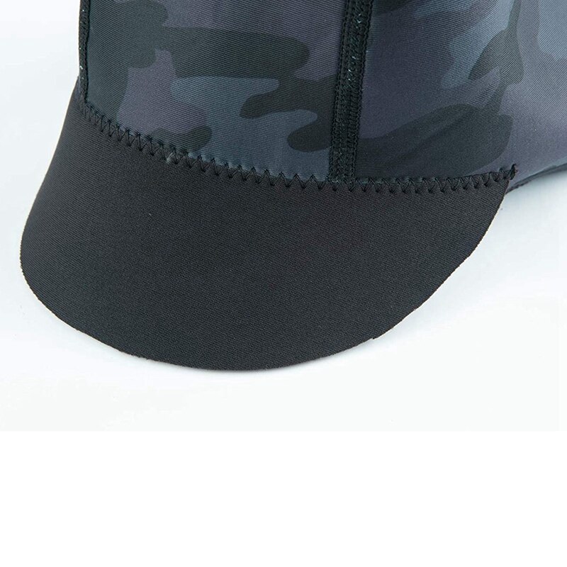 2Mm Neopreen Surf Beanie Badmuts Met Kinband Verstelbare Sneldrogende Duiken Cap Voor Zwemmen Surfen