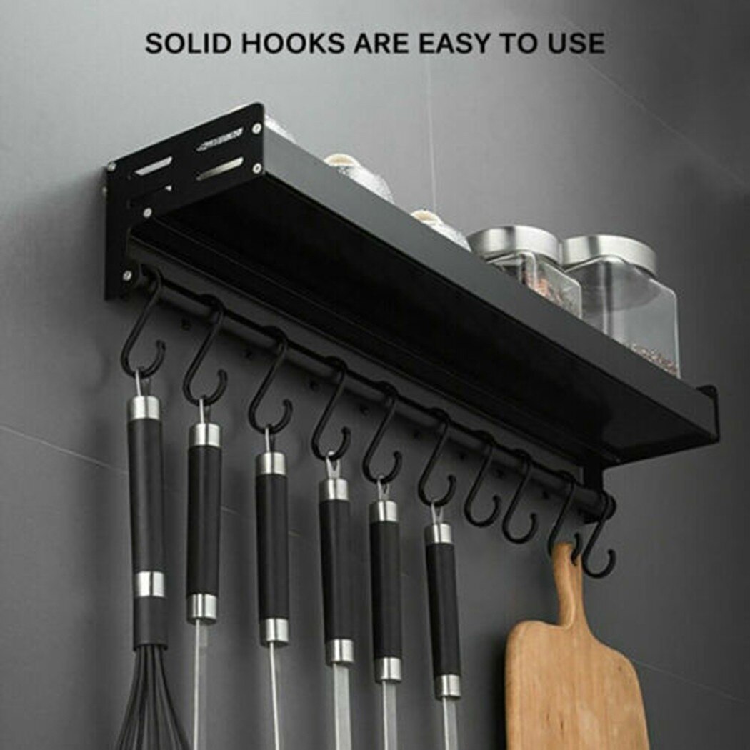 Crochet en aluminium en forme de S pour Pot de cuisine, 12 pièces, espace de suspension pour vêtements, chambre à coucher, cuisine, salon