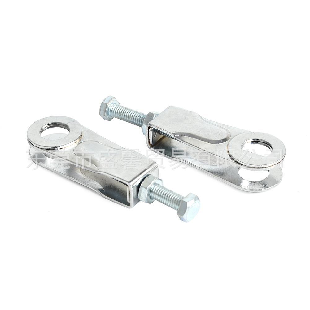 1Pair 15mm Axle Puller Tensioner Wheel Chain Adjuster Pair for Yamaha YBR 125 Accessories