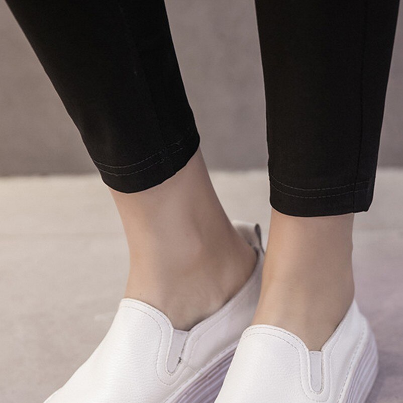 Maternity Pants Elastic Thin Section Pregnancy Clothes For Pregnant Women Nine Pants Casual Leggings Autumn Mother Capris