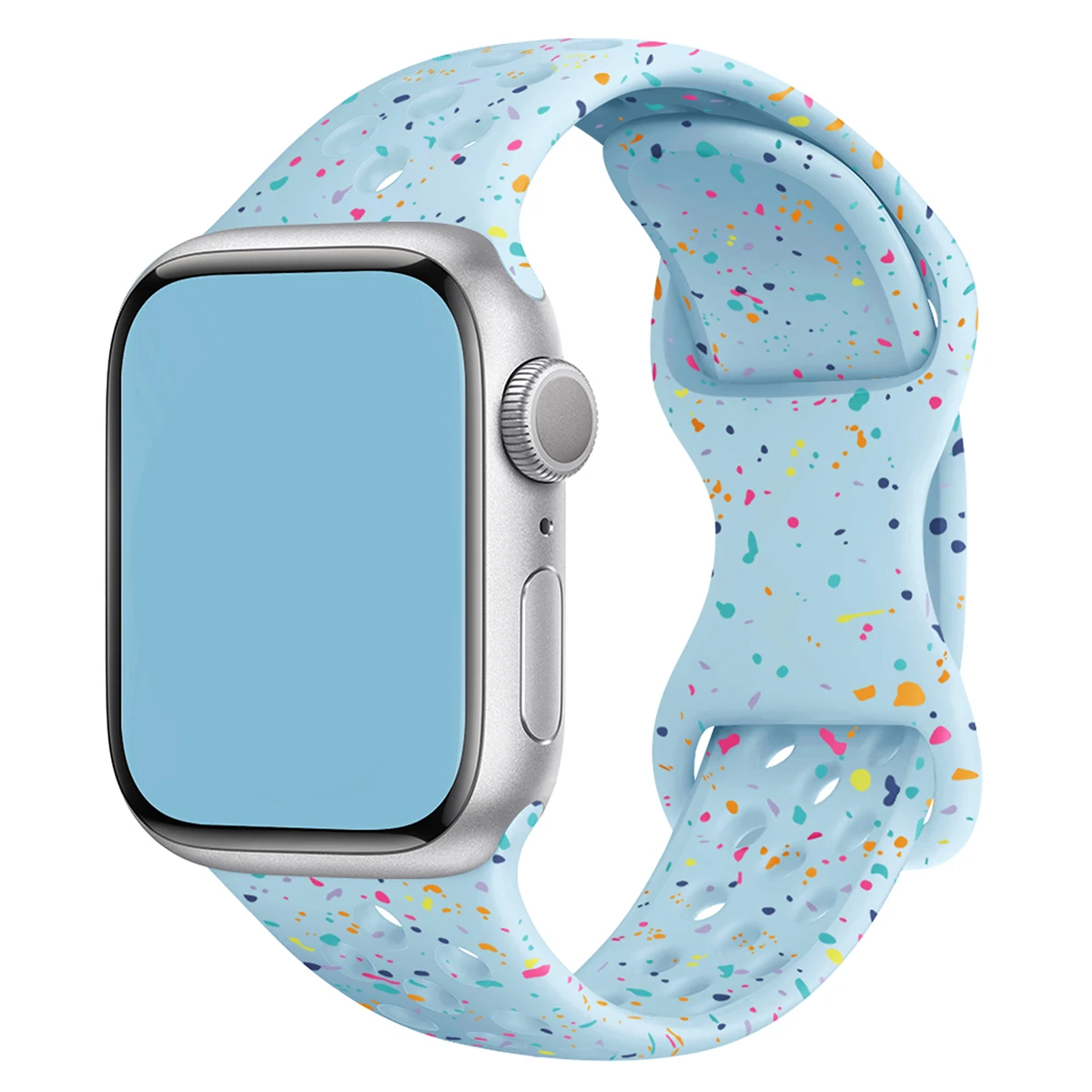 Sport Silicone Strap for Apple watch band 40mm 41mm 45mm 44mm 38 49 Breathable bracelet iwatch Series 10 9 8 7 6 5 3 SE Ultra 2: XL / Khaki