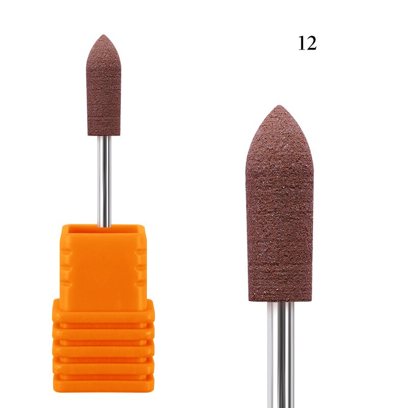 Brocas para uñas amoladora de silicona para esmalte de uñas cortador rotatorio de cutícula para manicura herramientas eléctricas Accesorios: VQ04303