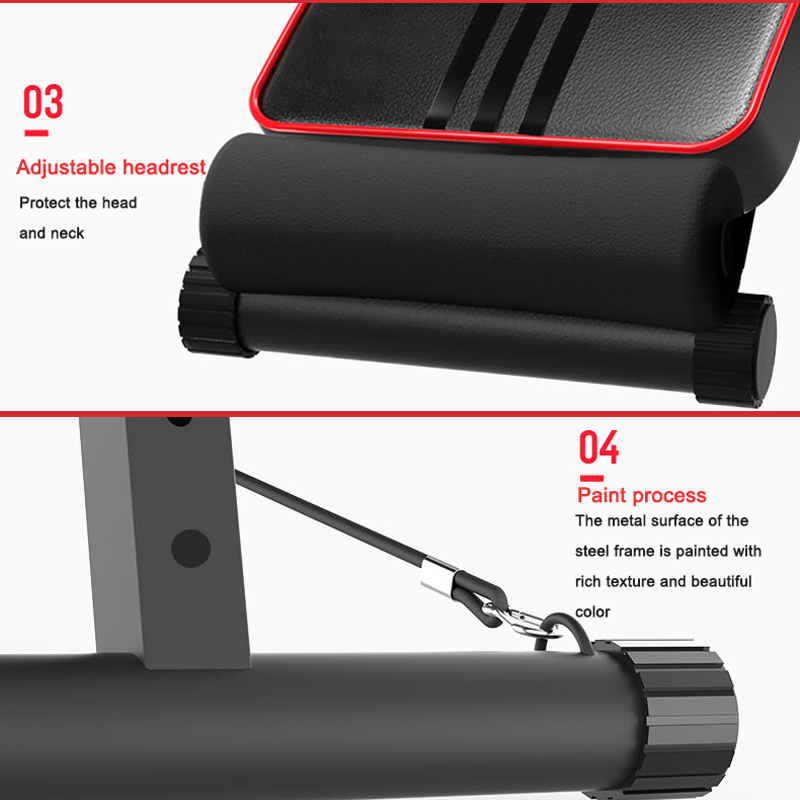 Sit-ups Dumbbell Bench Adjustable Weight Bench for Full Body Workout Multi-Purpose Utility Weight Bench for Home Gym