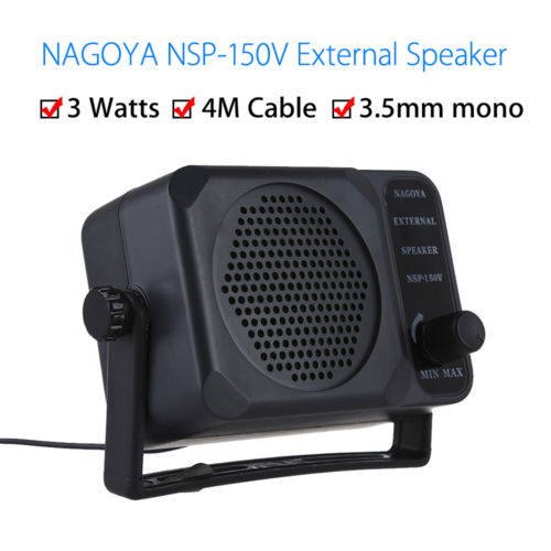Altoparlante esterno NSP-150V 3W per radioamatori ICOM Yaesu Motorola Kenwood