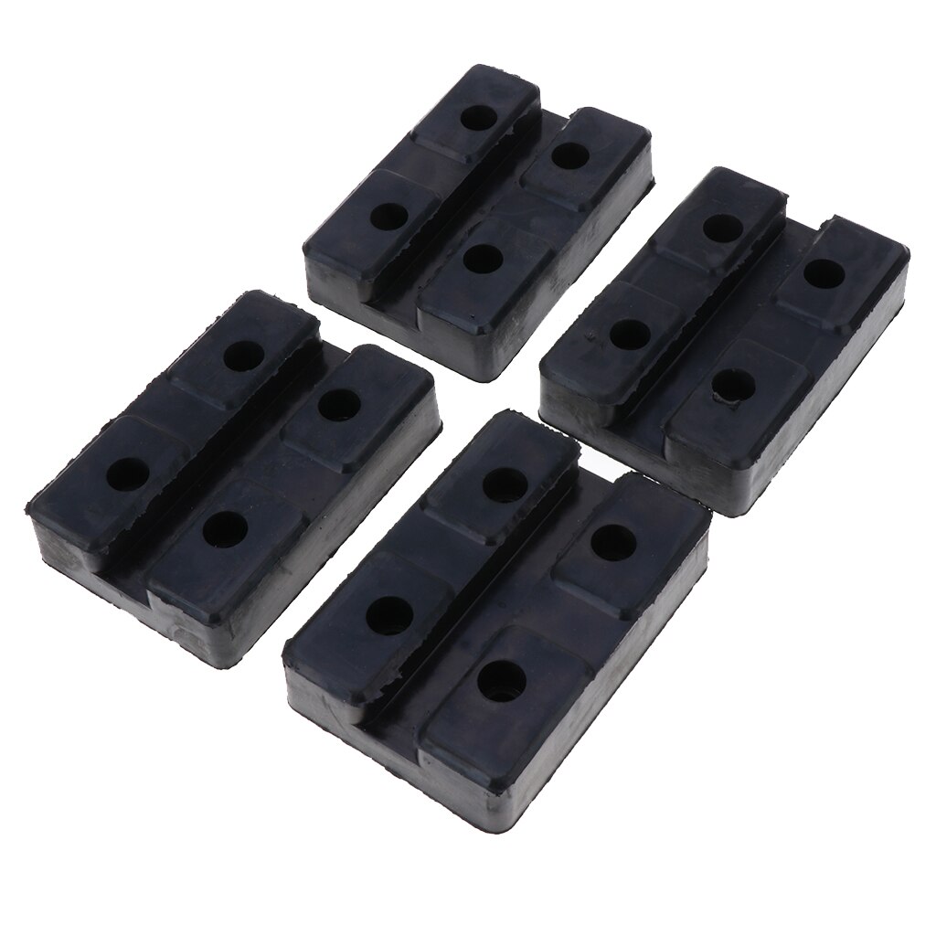 4PCS Heavy Duty Auto Lift Parts Rubber Replacement Arm Pads: Square