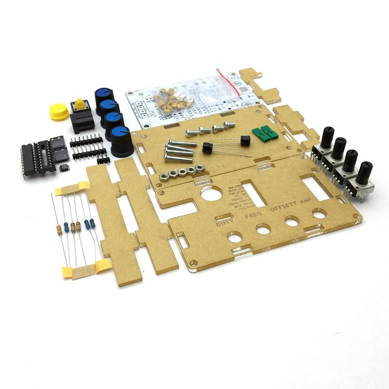 Max 038 signalgenerator diy kit 1hz-20 mhz funktionsgenerator höghastighets op-amp generator sinus / rektangulär / sågtand