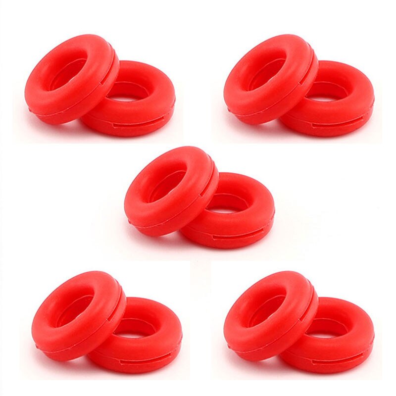 5Pairs Round Glasses Ear Hooks Eyeglasses Sports Temple Tips Anti Slip Silicone Grips Eyewear Accessories Silicone Non-slip: Red
