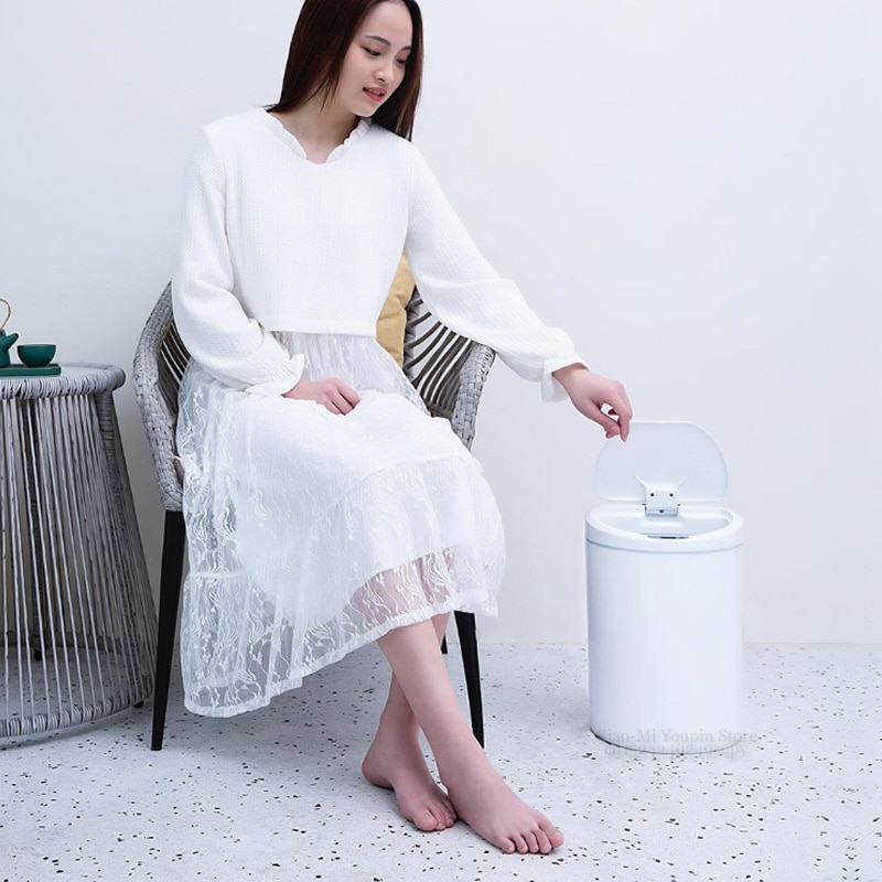 Xiaomi Mijia NINESTARS Smart Trash Can Intelligent Induction Automatic Motion Sensor Trash Bin 10L Large Capacity