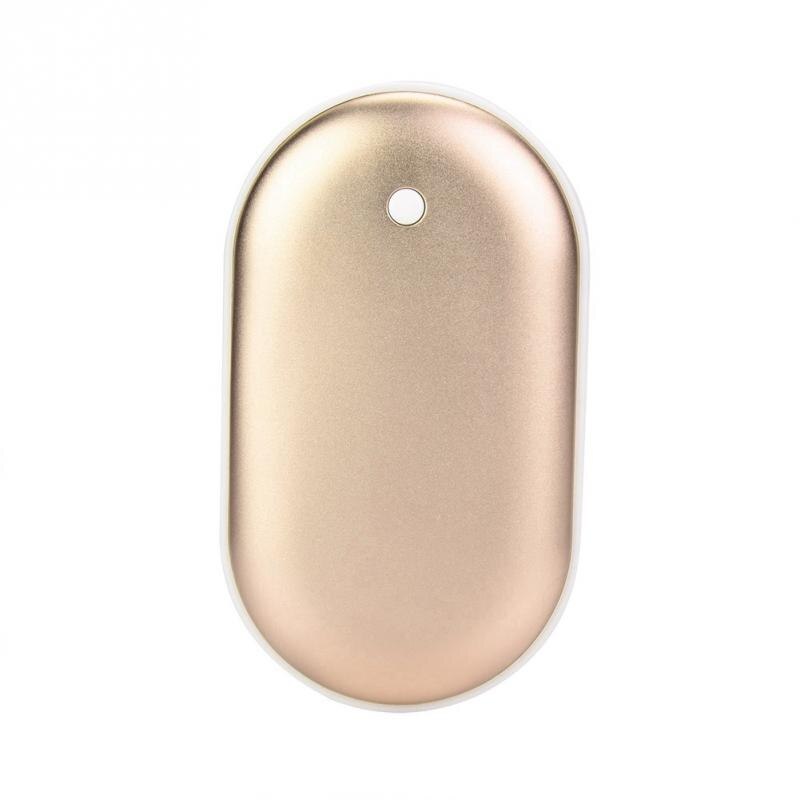 USB Pocket Heater Hand Warmer Portable Mobile Power Supply Macarons Double Heating Aluminum Alloy Mobile Phone Charging