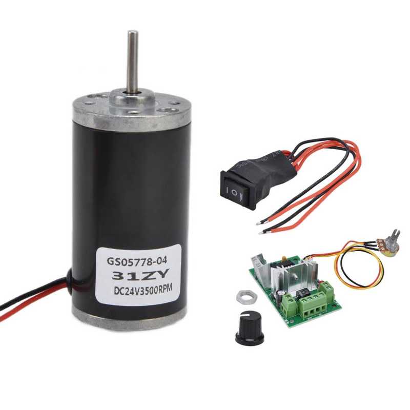High Torsion Motors Permanent Magnet Motor 120W High Speed for DIY: 24V3500RPM