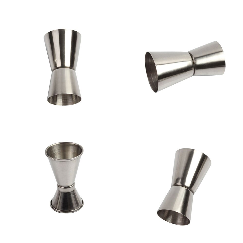 1PCS 15/30ml Measure Cup Jigger Single Double Shot Short Cup Tool Single Double Shot Cocktail Wine Measure Cups