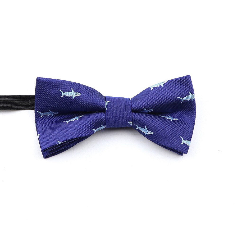 Nuovo papillon tessuto Jacquard per uomo bambino animale insetto Shiba Inu papillon festa di nozze casuale poliestere farfalla regalo carino: Kid 9