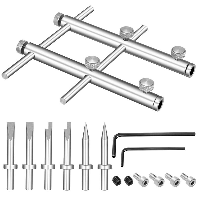 Camera Lens Openning Repareren Tool Kit Bevat: 10-100 Mm Lens Reparatie Set Met 3 Tips, 6 Schroeven En 2 Inbussleutel Voor Canon