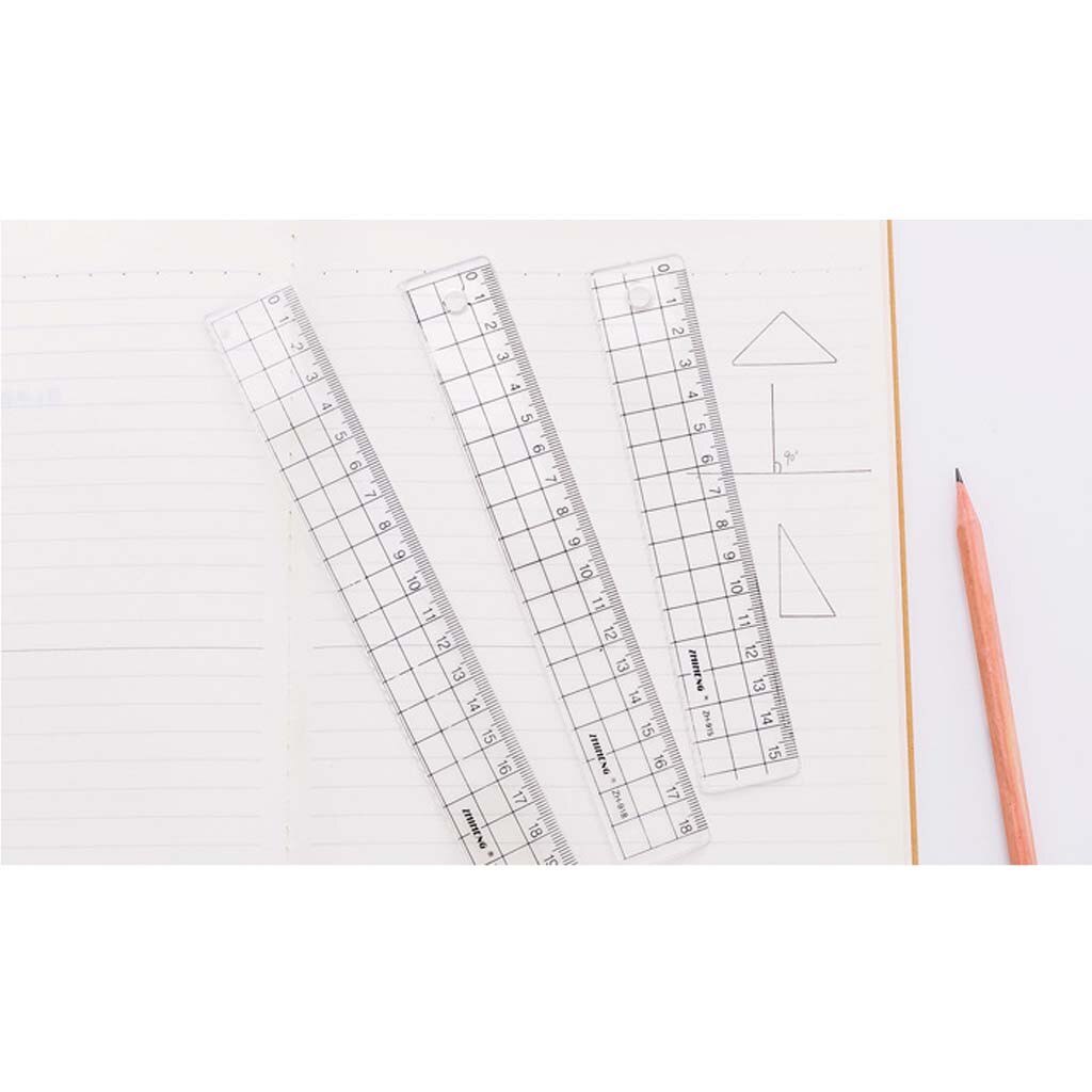 School Stationery Measuring Tool For Students Learning With Scale Ruler Stationery Drawing School Supplies Rulers Tool