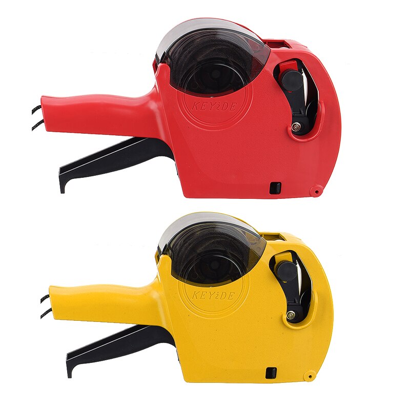 8 Digits Handheld Price Label Gun Plastic Tag Labeller Machine With 4000pcs Lable For Supermarket Shopping Mall