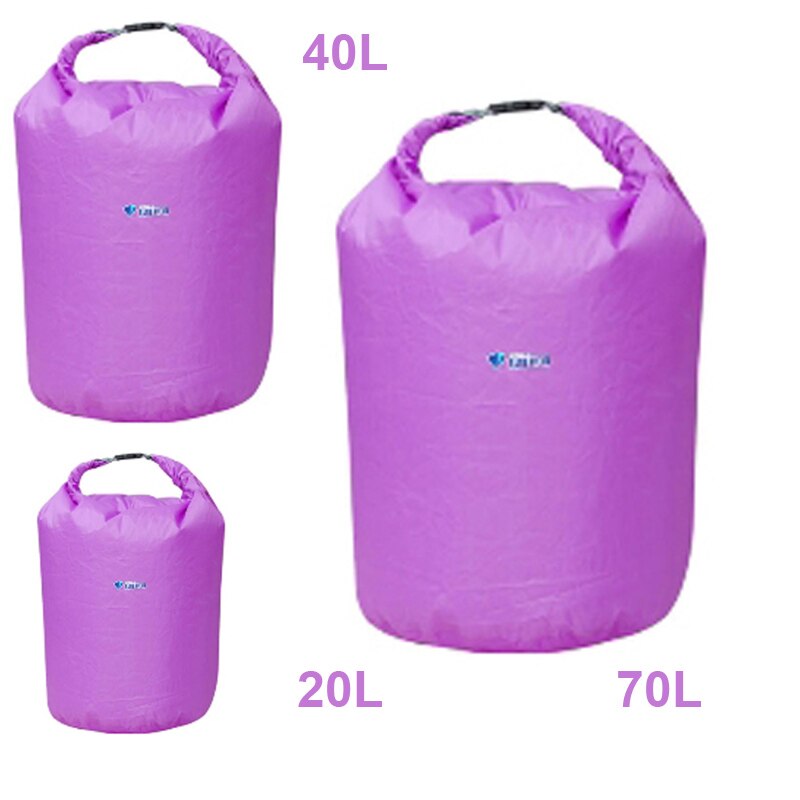 Waterdichte Tas Ultralight Camping Dry Bag Beach Varen Kajakken Rivier Trekking Drifting Dry Bag Voor Drifting Zwemmen 10-70L