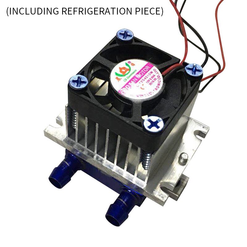 1pc Thermoelectric Peltier Refrigeration Cooler DC 12V Semiconductor Air Conditioner Cooling System DIY Kit: white