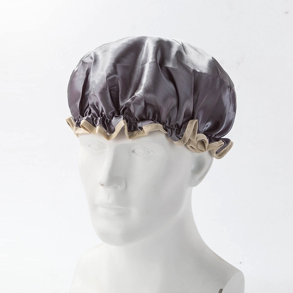 Bonnet cheveux douche satin