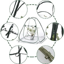 Draagbare Mini Kas Tent, Outdoor Groene Tuinieren Plant Huis, Bloem Pot Cover Voor Tuin Patio Home Achtertuin