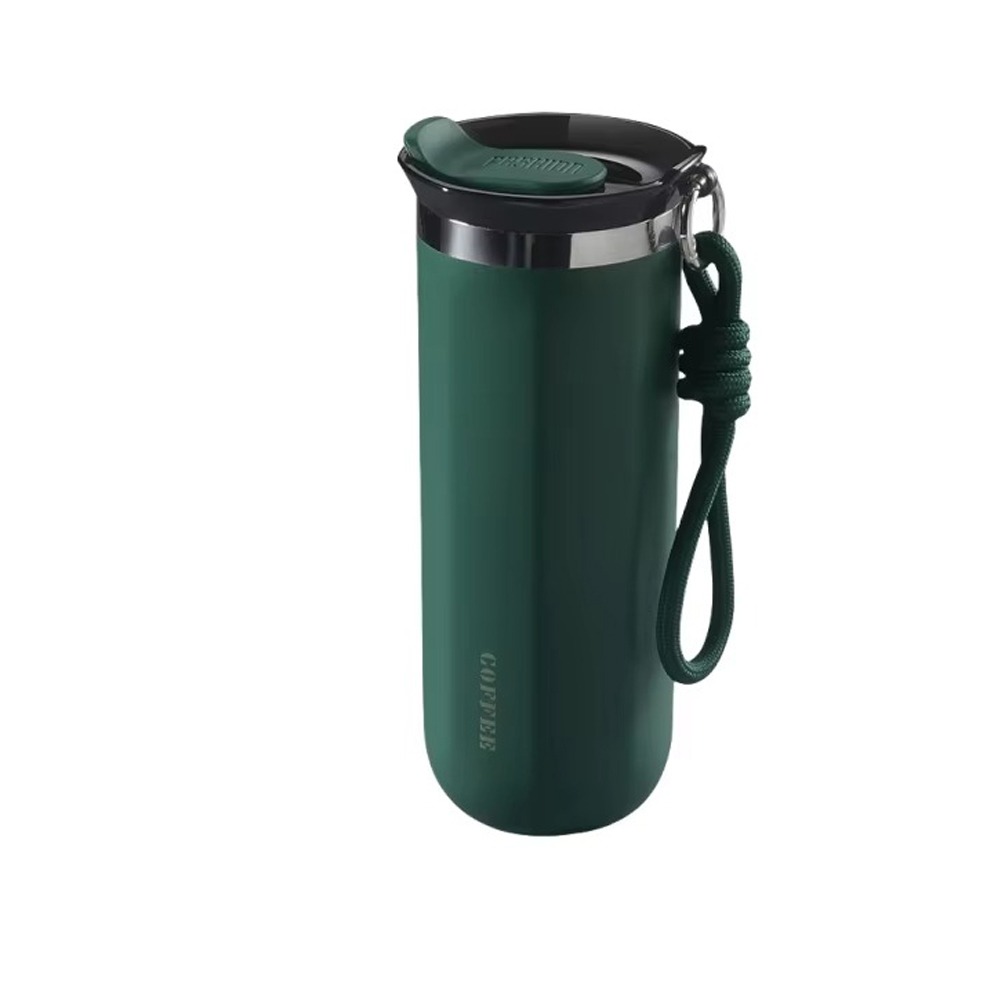 Portable 350ML/500ML Stainless Steel Insulated Cup Leak-Proof Double Wall Thermal Mug with Lid Coffee Mug Camping Use: Red / 401-500ml