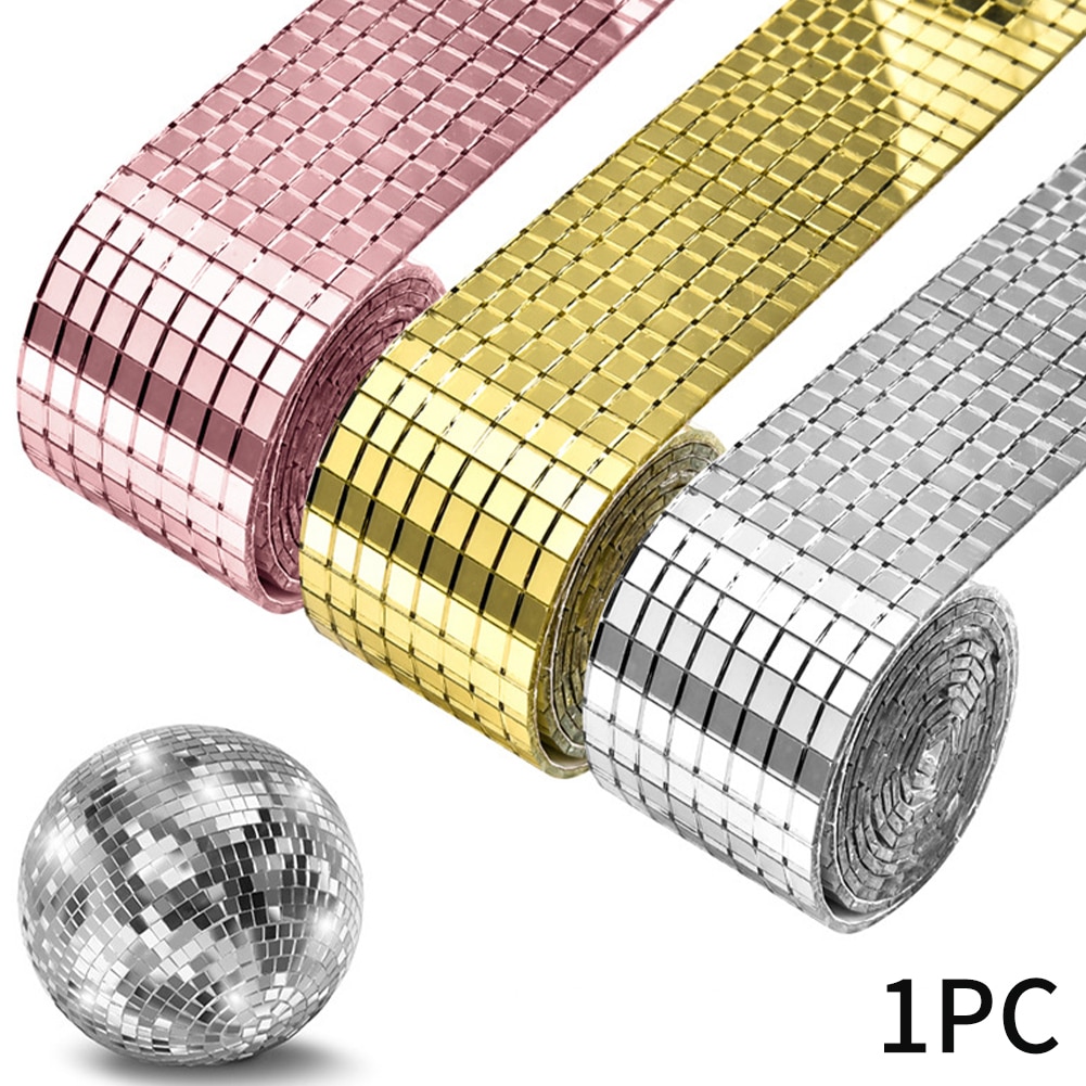 Casa Superficie A Specchio Tessere di Mosaico mini Quadrato di Vetro Decorativo Del Mestiere di Bagno FAI DA TE Solido Smontabile Autoadesivo Del Partito Fatto A Mano