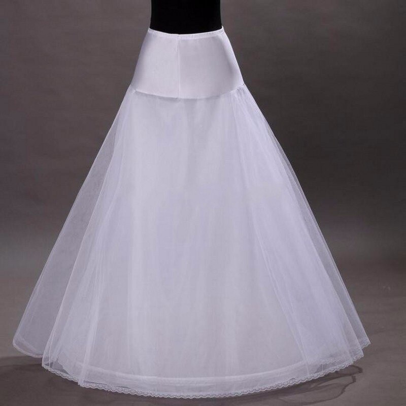 Lange Tule Bruiloft Petticoat Zwart Een Lijn Goedkope Bridal Onderrok Enaguas Para Vestidos De Novia