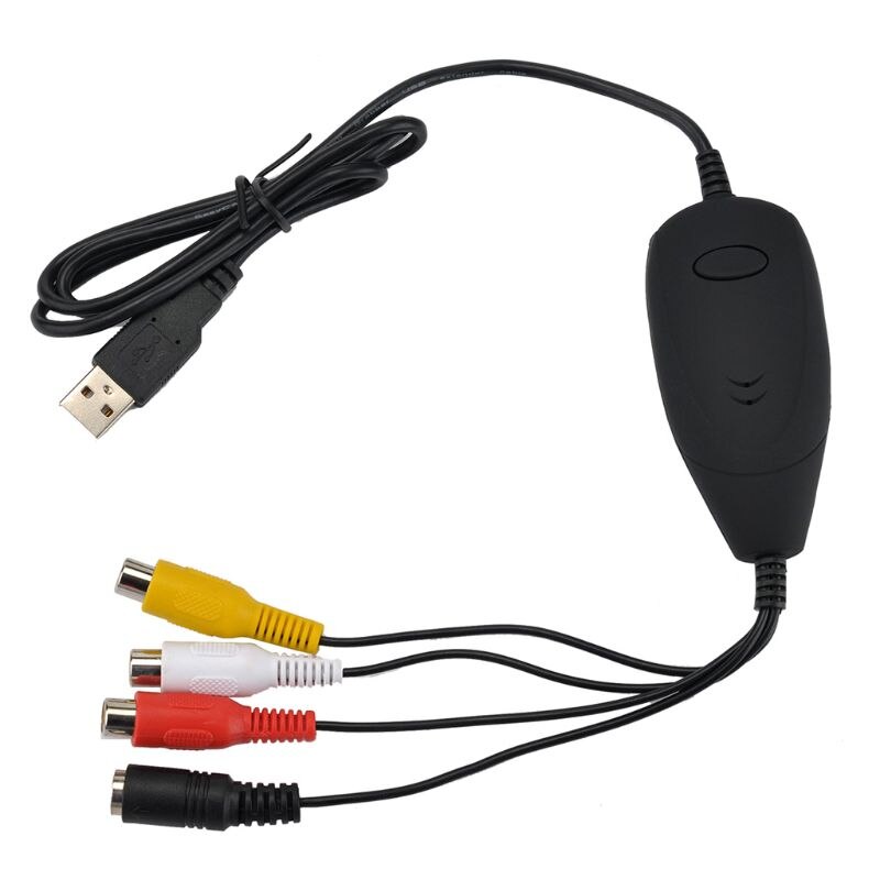 Ezcap170 USB 2.0 Video Capture V8 Hi8 DVD VHS DVR Adapter Recorder Converter
