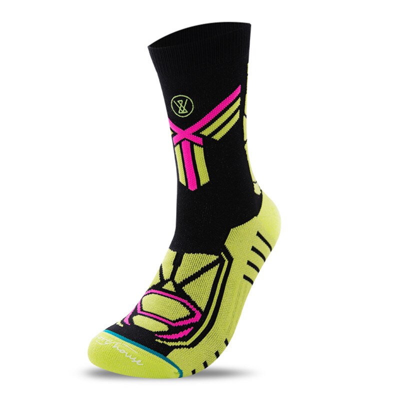 2Pair profesjonalna jakość marka mężczyźni sport Outdoor skarpety trening koszykówki dezodorant oddychający pochłaniacz potu wygodne: 12