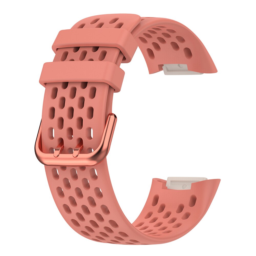 Silikon klockarmband för fitbit charge 5 smart klockband smart armband armband sportbyte passform bit charge 5 correa: 3