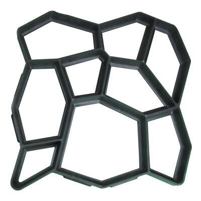 Darmowa wysyłka forma robić kostki brukowej formy betonowe DIY plastikowa forma robić robienia ścieżki ręcznie kostki cementowe formy ceglane B 50*50*4.4cm: Default Title