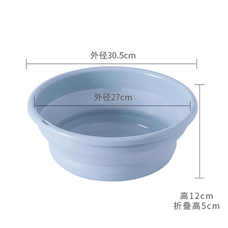 Home Foldable Plastic Basin Portable Student Dormitory Wash Basin Thickened Portable Basin Fishing Car Wash Cleaning Supplies: 05