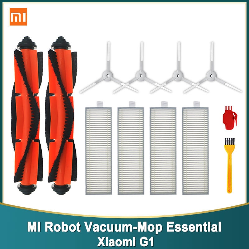 Xiaomi-Robot aspirador G1 MJSTG1 Mi, aspiradora con filtro HEPA esencial, cepillo lateral, cepillo principal, mopa, paños, limpiador, accesorios para electrodomésticos