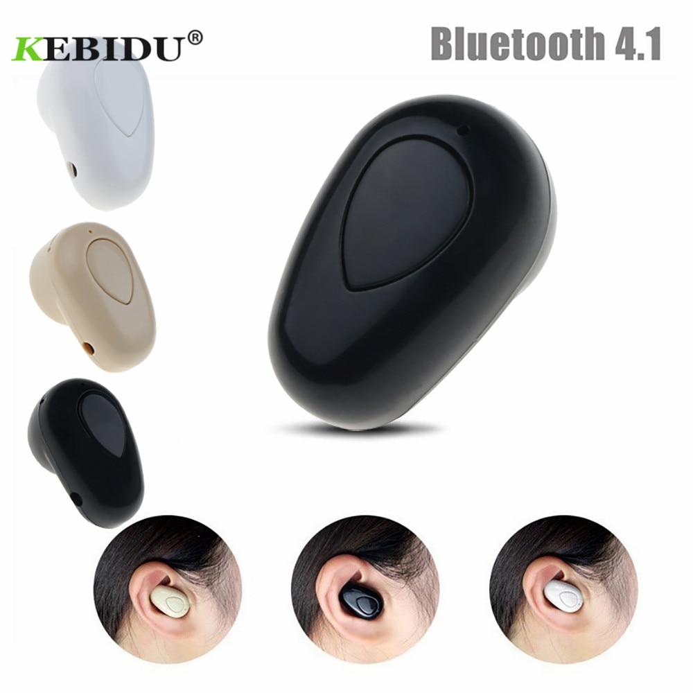 Kebidu Mini Draadloze Oortelefoon S520 Bluetooth 4.1 Headset Draadloze Oortelefoon Met Microfoon Handenvrij Talk Voor Iphone Huawei Xiaomi Telefoon