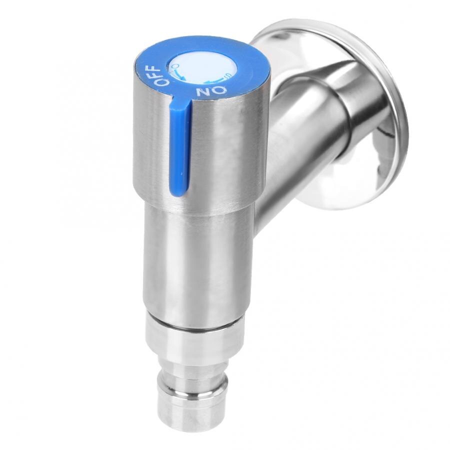 G1/2" Stainless Steel Laundry Bathroom Washing Machine Wall Mounted Water Faucet Tap Water Tap