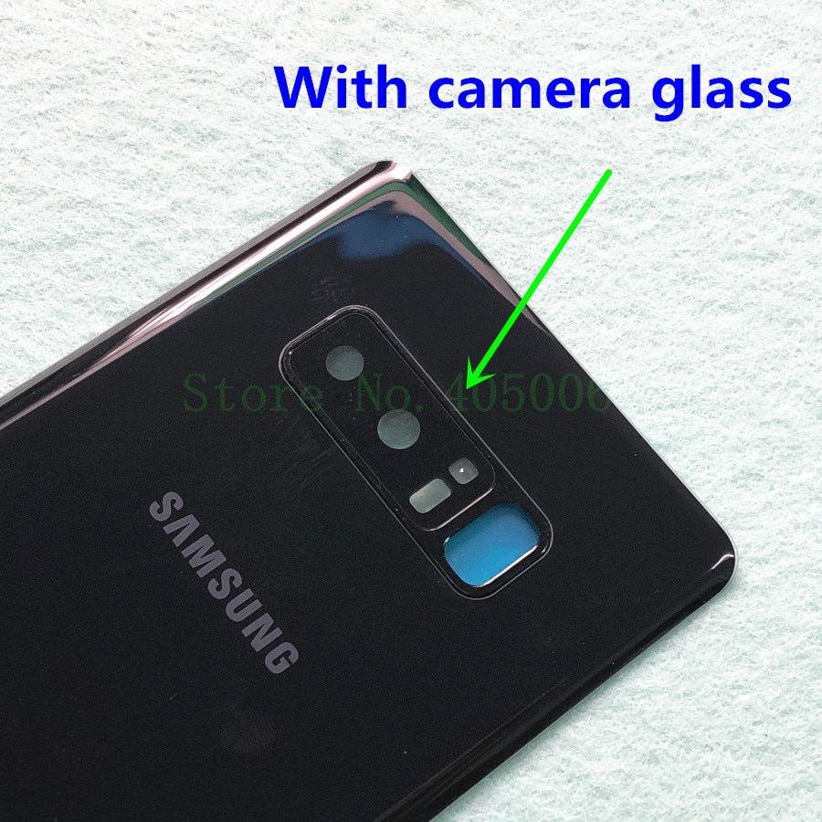 Samsung galaxy note 9 n960 sm-n960f note 8 n950 sm-n950f glass bak batterihus reparasjonsdeksel bakdør koffert erstatning